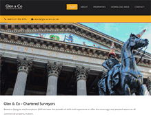 Tablet Screenshot of glenandco.co.uk